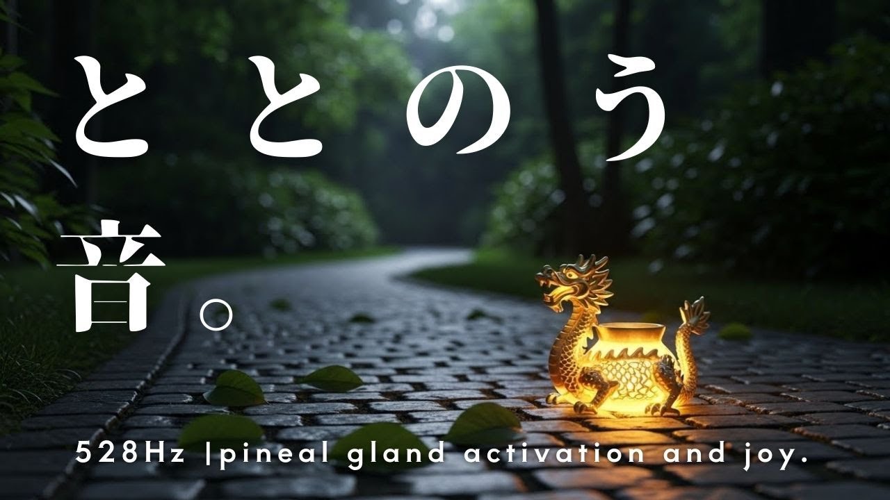 リラックスチェロ 【松果体活性化BGM | 瞑想音楽】水のせせらぎと龍神の音。