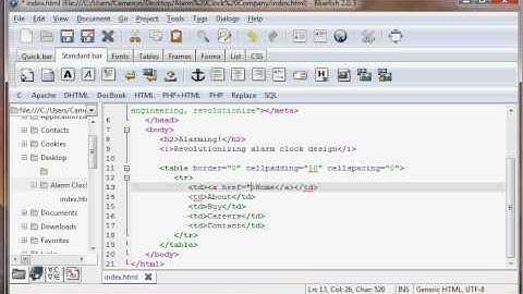 Build Your Own Website » Lesson 9 » Basic Website in HTML » Spin Your Own Web!