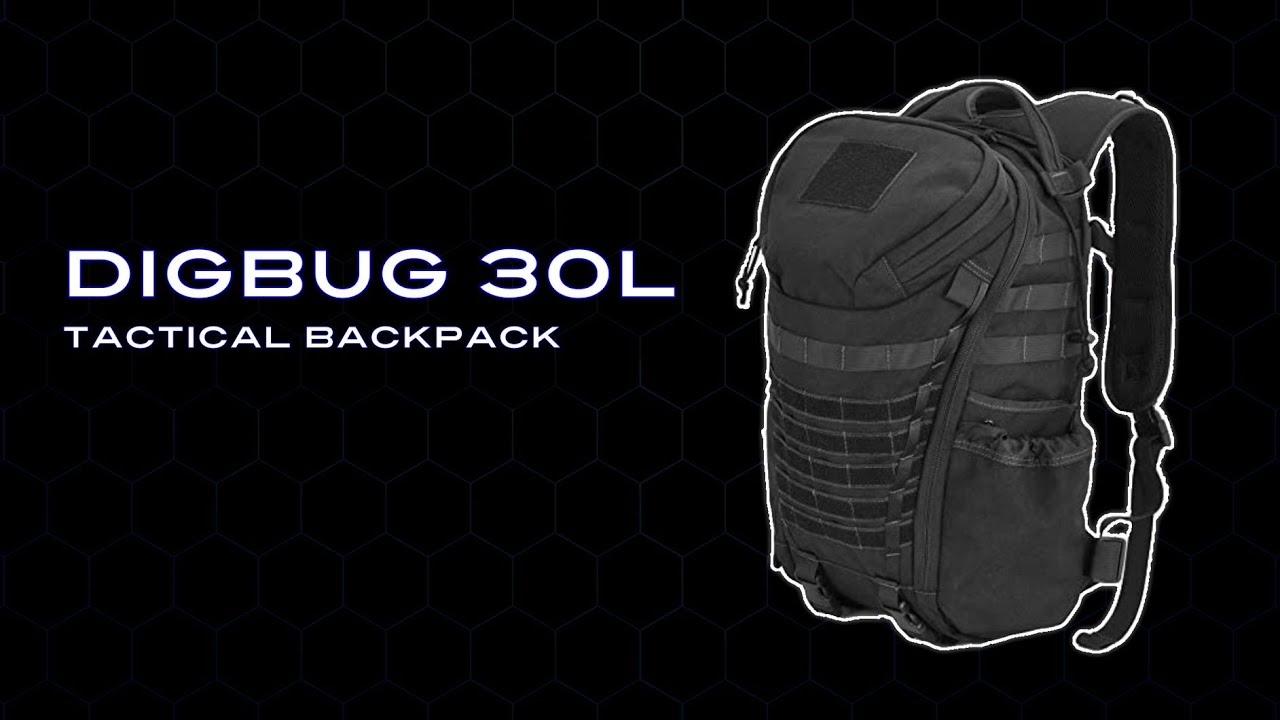 DHS Tactical Backpack with 2 Patches