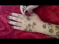 Latest flower mehendi design  beautiful flower heena design in 2022 bridal  malika mehendi