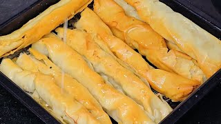 Baklava | Spring Roll Sheet Baklava | Turkish Baklava Rolls | Baklava Sweet | How To Make Baklava