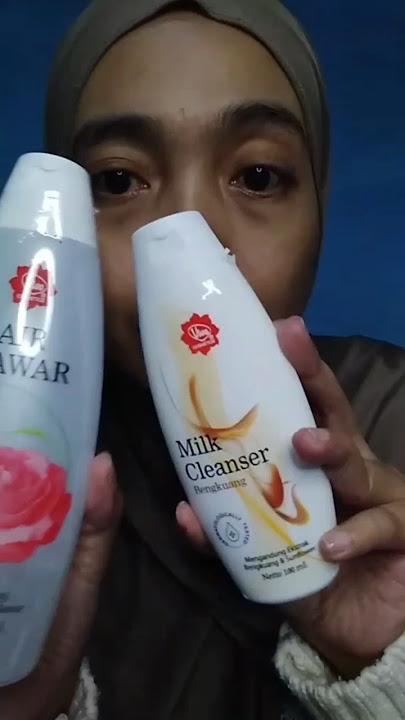 Viva Milk Cleanser dan Air Mawar ‼️ #viva #skincareroutine #fypshorts