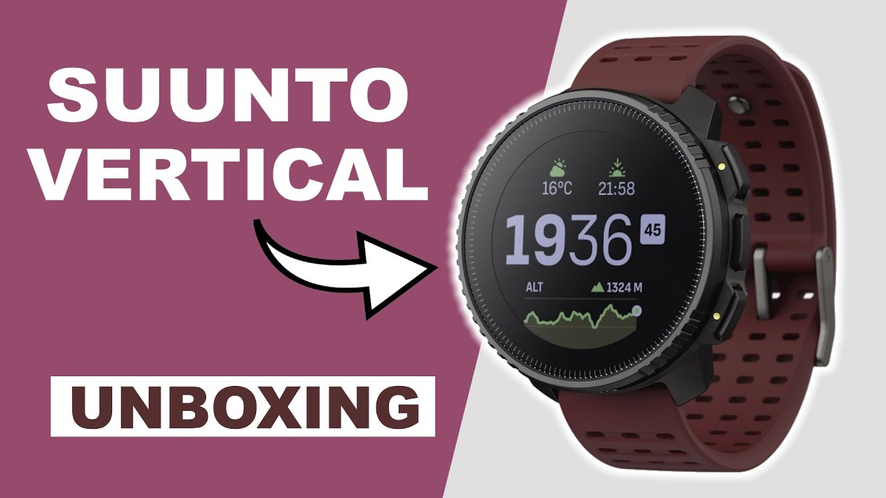 Suunto Reloj GPS Multideporte - Vertical - Black Ruby