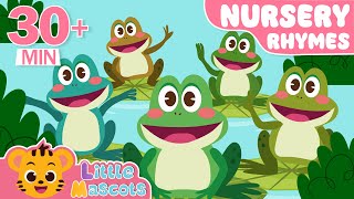 Five Little Speckled Frogs + Finger Family + more Little Mascots Nursery Rhymes & Kids Songs
