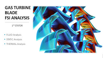 Gas Turbine Blade FSI Simulation