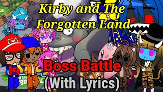 The Ethans + Kirby React To:Kirby and The Forgotten Land Boss With Lyrics By Juno Songs (Gacha Club)