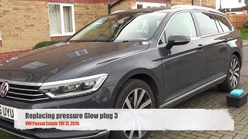 Replacing Glow Plug with Pressure Sensor VW Passat B8 2015