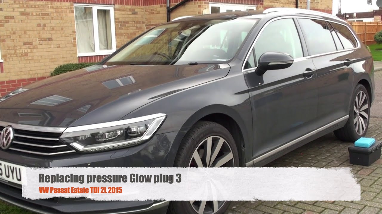 Replacing Glow Plug with Pressure Sensor VW Passat B8 2015 YouTube
