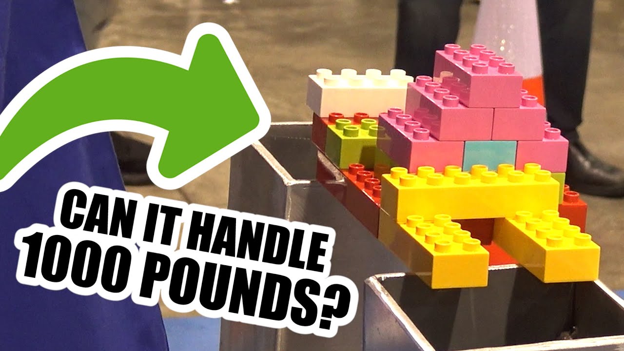 How Much Weight Can These LEGO Bridges Hold? -