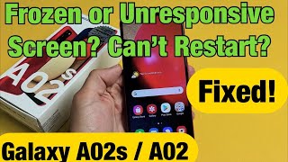 Galaxy A02s / A02: Frozen or Unresponsive Screen? Can't Swipe or Restart? FIXED! screenshot 5