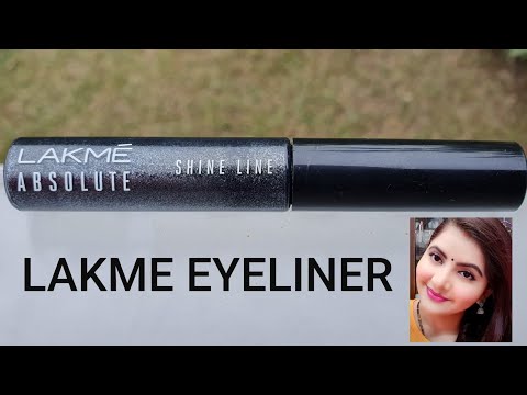 Lakme Absolute Shine Line Eye Liner Steel Grey review demo | RARA | eyeliner |