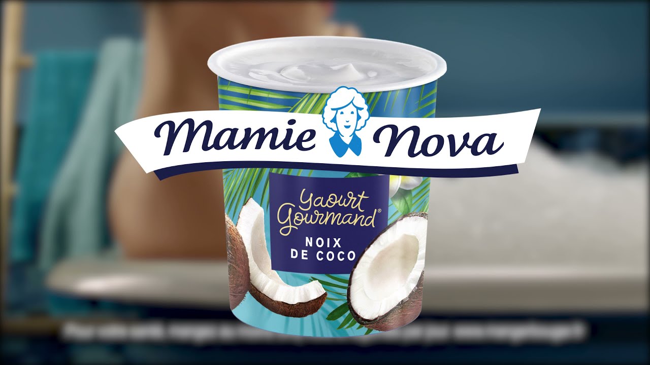 Mamie Nova Publicité 2021 - Gourmand® Yaourt Noix de Coco 