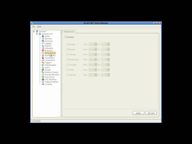 IP, Time, File Upload, Password, and Connection Restrictions with JSCAPE MFT Server