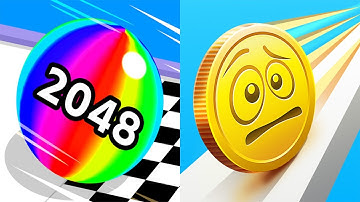 Ball Run 2048 VS Coin Rush - SpeedRun Gameplay Android iOS Ep 1
