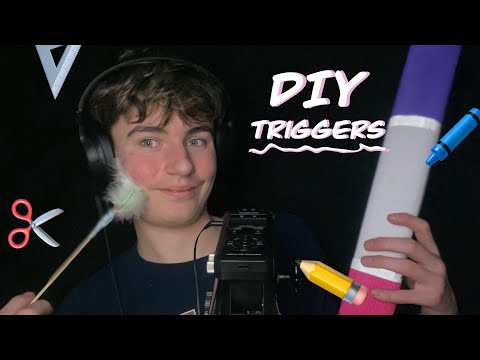 ASMR | al mijn zelfgemaakte DIY triggers (Vlaams)