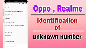 Oppo phone identification of number automatic | Incoming calls identification of unknown number