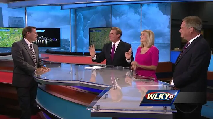 Anchors sing Happy Birthday to WLKY's Vicki Dortch
