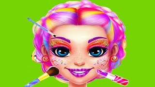 Glitter Makeup - Sparkle Salon Game for Girls - Makeup Learn Colors Kids Games for Girls screenshot 3