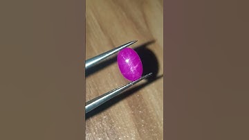 Ruby Yên Bái 1.5ct nhẫn nam đẹp sáng #gemstone #ruby #gem #sapphire #love