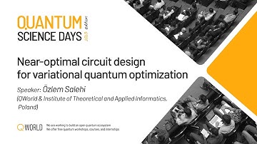 Near-optimal circuit design for variational quantum optimization | QSD2023
