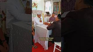 Download Lagu MOMEN PENGANTIN SALAH UCAP SAAT IJAB KABUL #shorts MP3