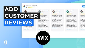 How to Add Customer Reviews to Wix Website (Google Reviews)