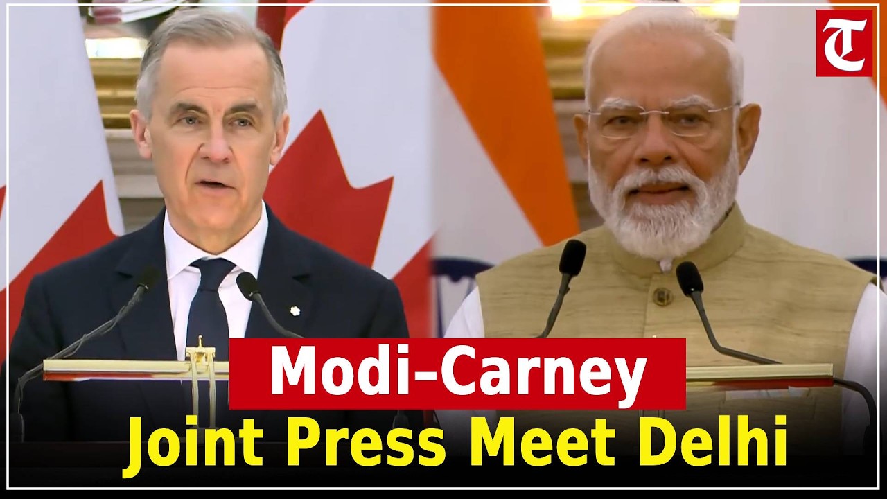 PM Modi, Canada PM Mark Carney address joint press meet at Hyderabad House, New Delhi