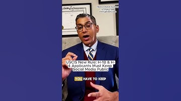 USCIS New Rule: H-1B & H-4 Applicants Must Keep Social Media Public | NYC Immigration Lawyer
