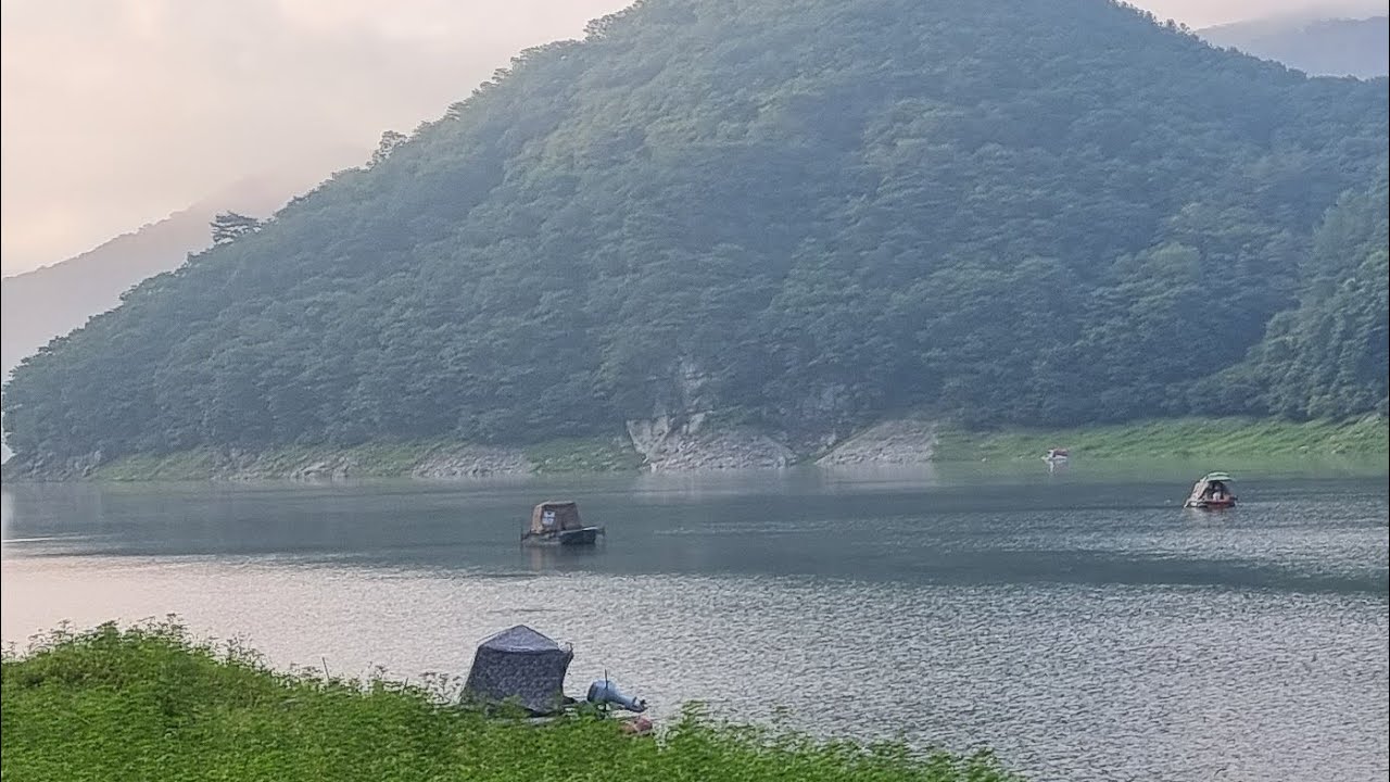 소양호 추곡리 붕어 낚시 조황 체크 하러 왔습니다