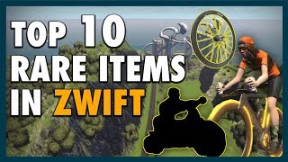 Top 10 RARE ITEMS In ZWIFT