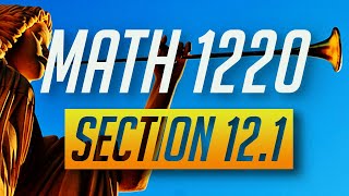 Math 1220 - Section 12.1 - Three Dimensional Coordinate Systems