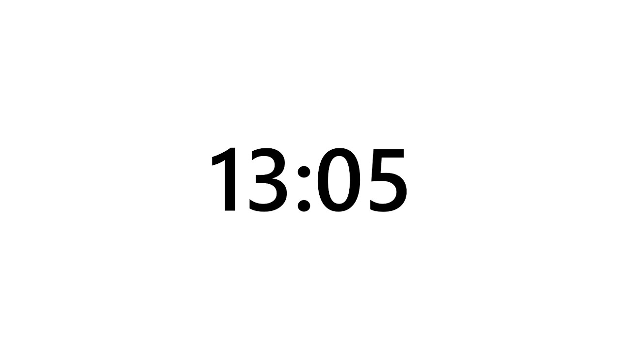 Timer For 13 Minutes And 5 Seconds YouTube Timer For 13 Minutes And 5 Seconds YouTube
