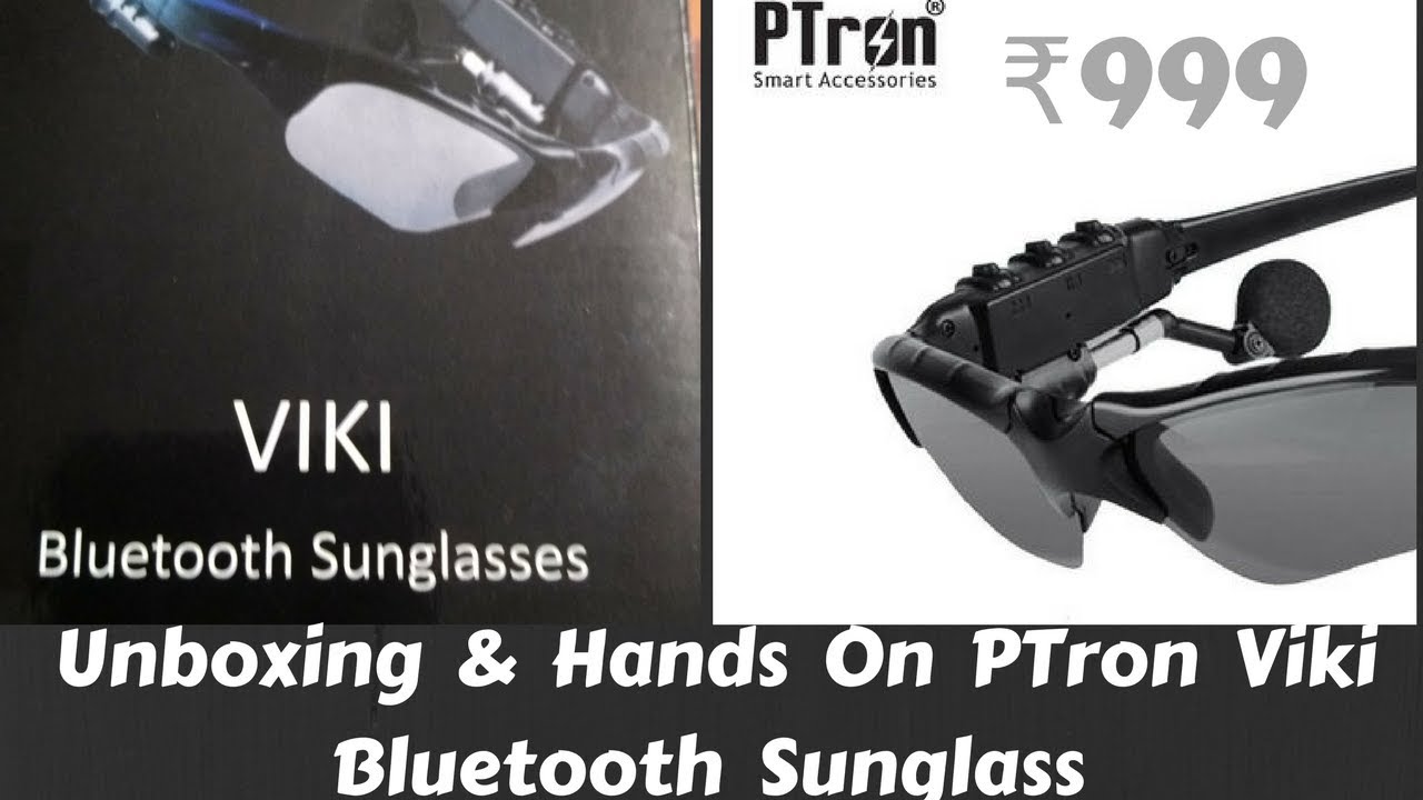 ptron viki bluetooth headset sunglasses