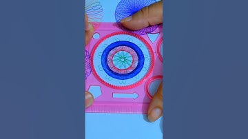 Wonderful Spirograph Art 😍 #spirograph #satisfying #asmr #shorts #ytshorts #art #drawing #viralvideo