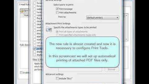 How to Print an Email Attachment from Outlook automatically