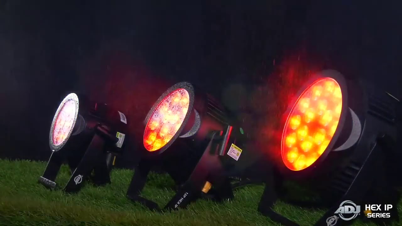 ADJ HEX IP Series: 7P HEX IP, 12P HEX IP, 18P HEX IP прожекторы светодиодные