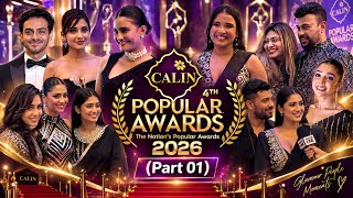 Calin Popular Awards 2026 (Part 01) Dusheni Silva, Chathuranga, Ranjan Ramanayake, Piumi Hansamali 