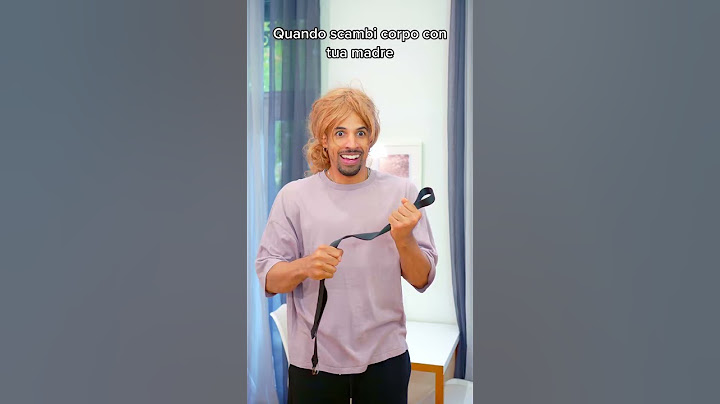 Quando scambi corpo con tua madre #madre #figlio #cintura #funny #luigituretti