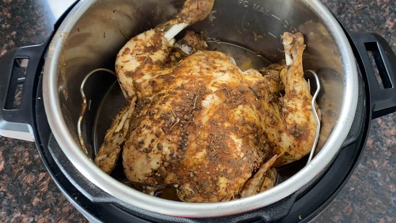 How to Cook a Whole Chicken in the Instant Pot (for easy meal prep!)