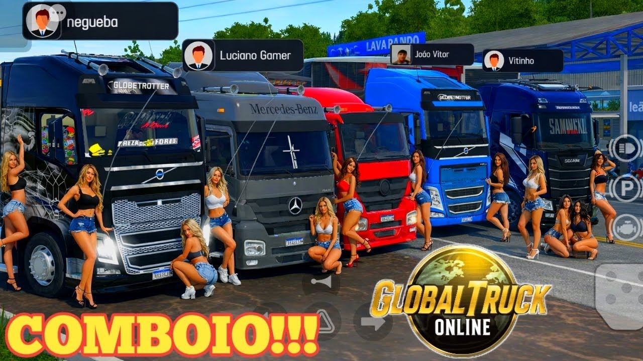 😍AO VIVO😍 GLOBAL TRUCK ONLINE!!! COMBOIO COM INSCRITOS😍😍😍