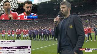 Goodbye, Casemiro! Bruno Fernandes 20 Assists💥 Michael Carrick's FULL SPEECH To Old Trafford