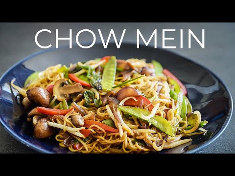 Video: Chow Mein With Vegetables - A Step By Step Recipe With A Photo