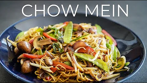 Vegetable Chow Mein Recipe | EASY Chinese vegan No...