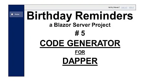 Generate Efficient SQL and C# Code with Dapper - Part 5