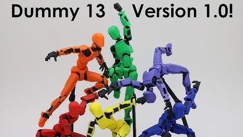 Cách lắp ráp mô hình dummy 13 #dummy #robot #figure