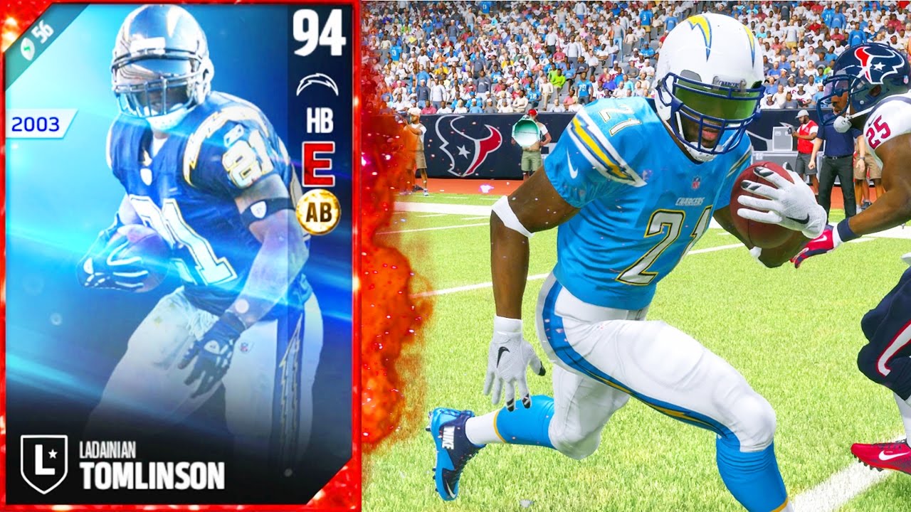 LADANIAN TOMLINSON RUNS TRIANGLES AROUND THE DEFENSE! - Madden 17 Ultimate Team