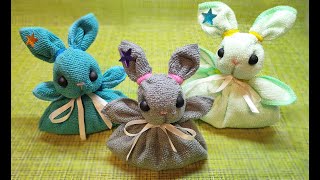 КРОЛИК С СЮРПРИЗОМ ЗА 10 МИНУТ! /HOW TO MAKE A RABBIT/WIE MAN EIN KANINCHEN MACHT