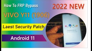 Vivo Y11 (1906) Android 11, 9, FRP Bypass Unlock || Vivo 1906 FRP bypass || Vivo y11 FRP bypass