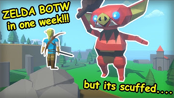 Making a terrible Zelda BOTW clone in one week.