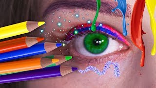 Крашусь ТОЛЬКО лайфхаками! Веселый челлендж / Макияж бьюти лайфхаками / Проверка 🐞 Afinka Крашусь ТОЛЬКО лайфхаками! Веселый челлендж / Макияж бьюти лайфхаками / Проверка 🐞 Afinka
